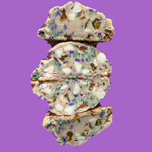 Mardi Gras King Cake Cookie (12 Half Pack)