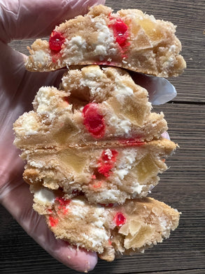 Coconut Rolled Pineapple Upside-Down Cookie (12 Half Pack)