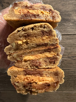 Butterscotch Cup Stuffed Maple Pecan Chocolate Chip (12 Half Pack)