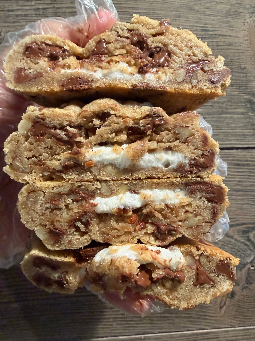 Marshmallow Stuffed Maple Pecan Chocolate Chip (6 Whole Pack)