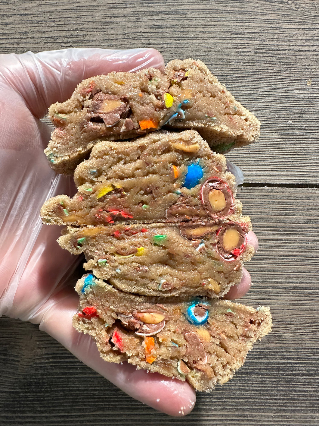 Pumpkin Snickerdoodle Cookie with Caramel M&Ms (12 Half Pack)