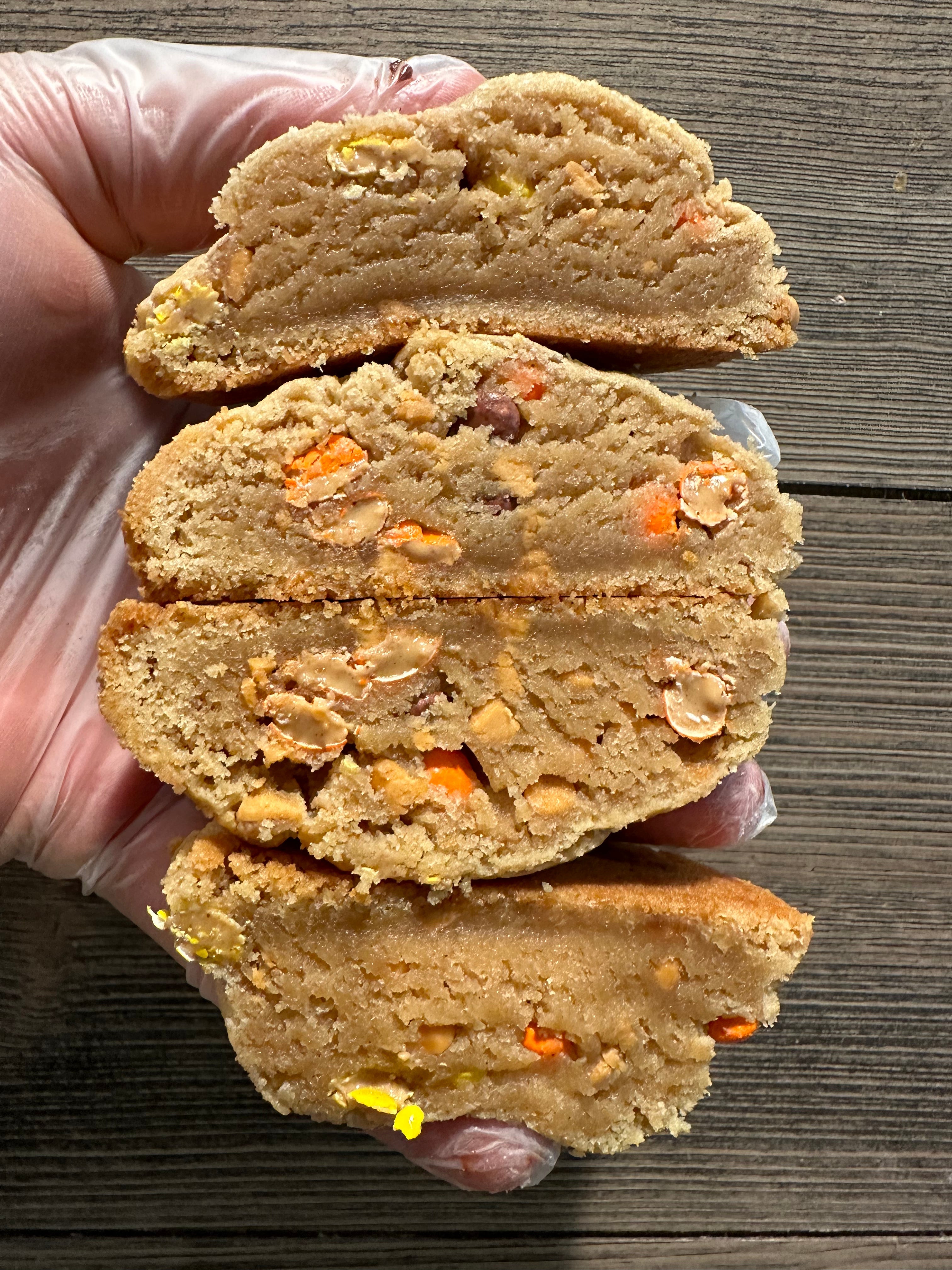 Peanut Butter Butterscotch Chip (12 Half Pack) Halfsies Cookie