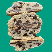 Load image into Gallery viewer, Aloha Luau Dark Chocolate Chip Cookie (12 Half Pack)