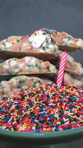 Birthday Cake Sugar Cookie with Vanilla Chips (12 Half Pack)
