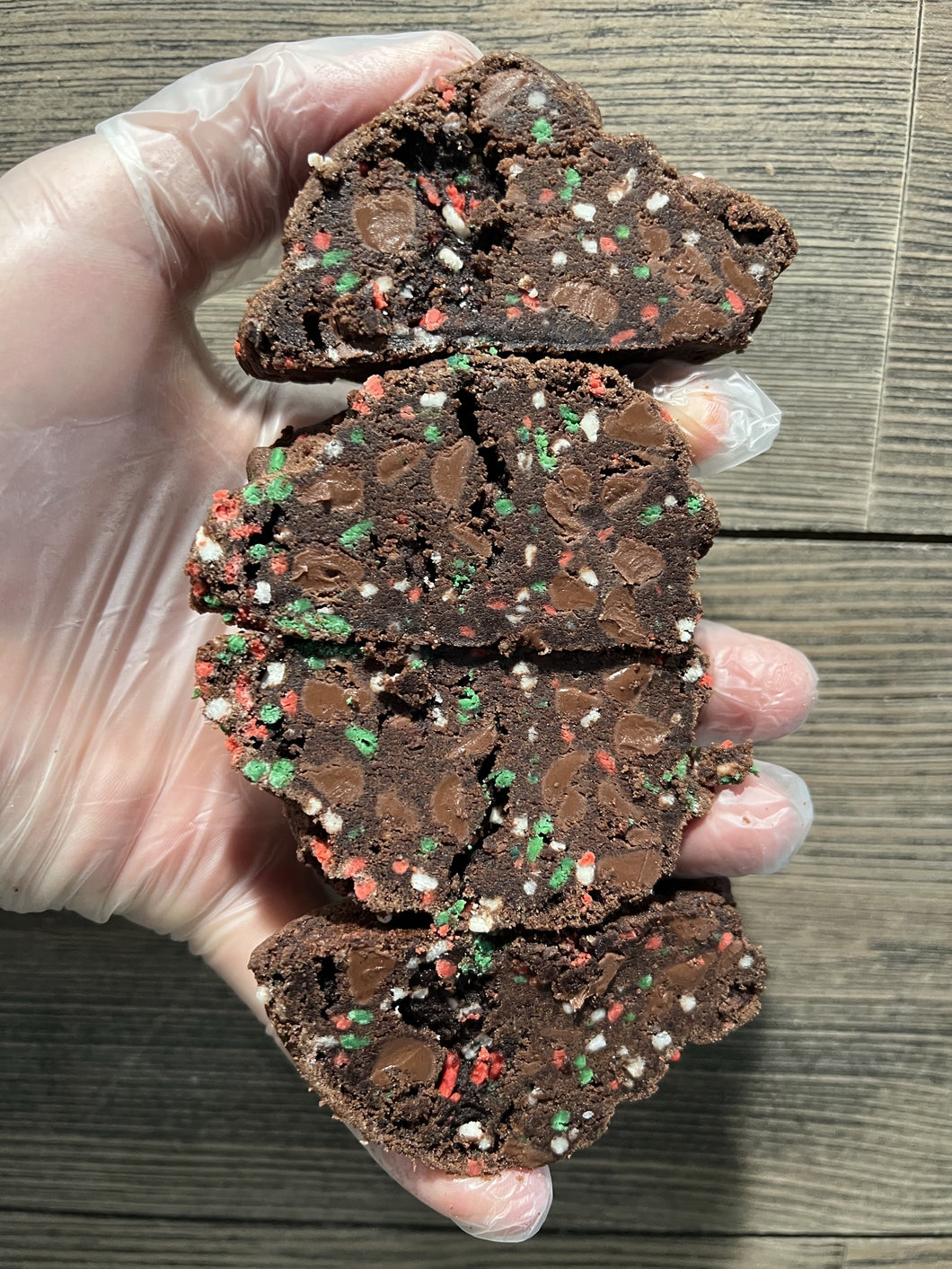 Christmas Cosmic Stout “Brownie” Cookies (12 Half Pack)