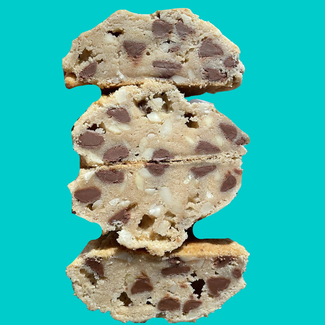 Coconut Almond with Milk Chocolate Chips (12 Half Pack)