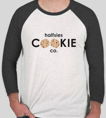 Halfsies Next Level Unisex Triblend 3/4-Sleeve Raglan