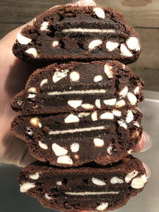 Oreo Stuffed Halfsies Black and White (12 Half Pack)