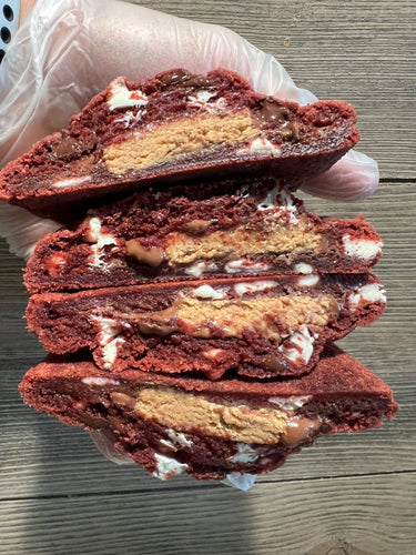 PB Cup stuffed Red Velvet (12 Half Pack)