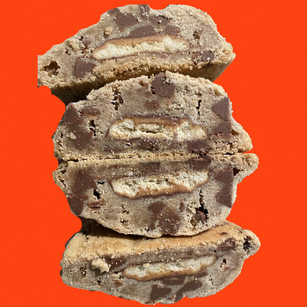 Tagalong Stuffed Peanut Butter Chocolate Chip (12 Half Pack)